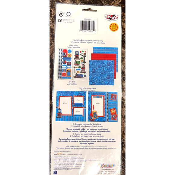 Thomas & Friends Scrapbook Stickers Set PTHOM2 By SandyLion - Picture 2 of 2